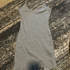 Grey mini dress